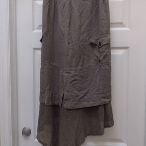 XCVI cargo khaki skirt Size small